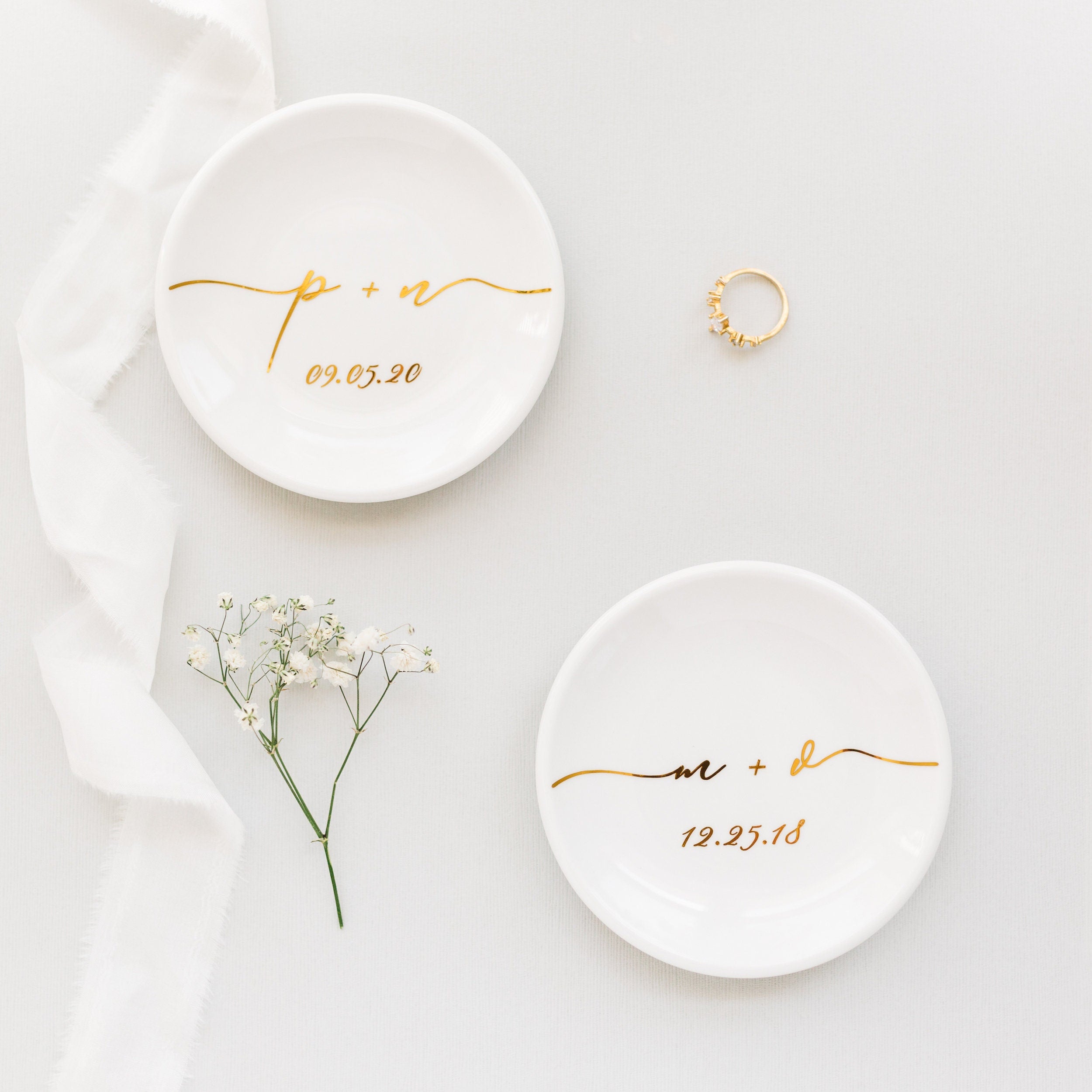 Engagement Ring Dish Jewelry Holder Trinket Dish Wedding Ring Dish, Engagement Ring Holder Anniversary Gift