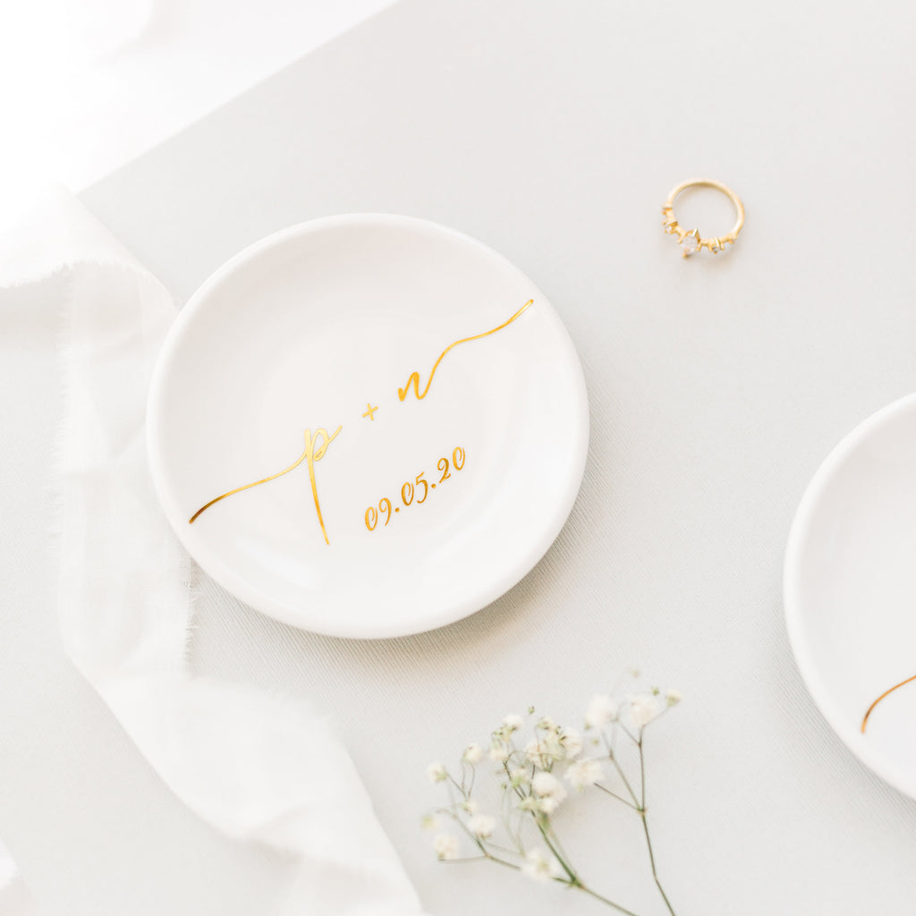 Engagement Ring Dish Jewelry Holder Trinket Dish Wedding Ring Dish, Engagement Ring Holder Anniversary Gift