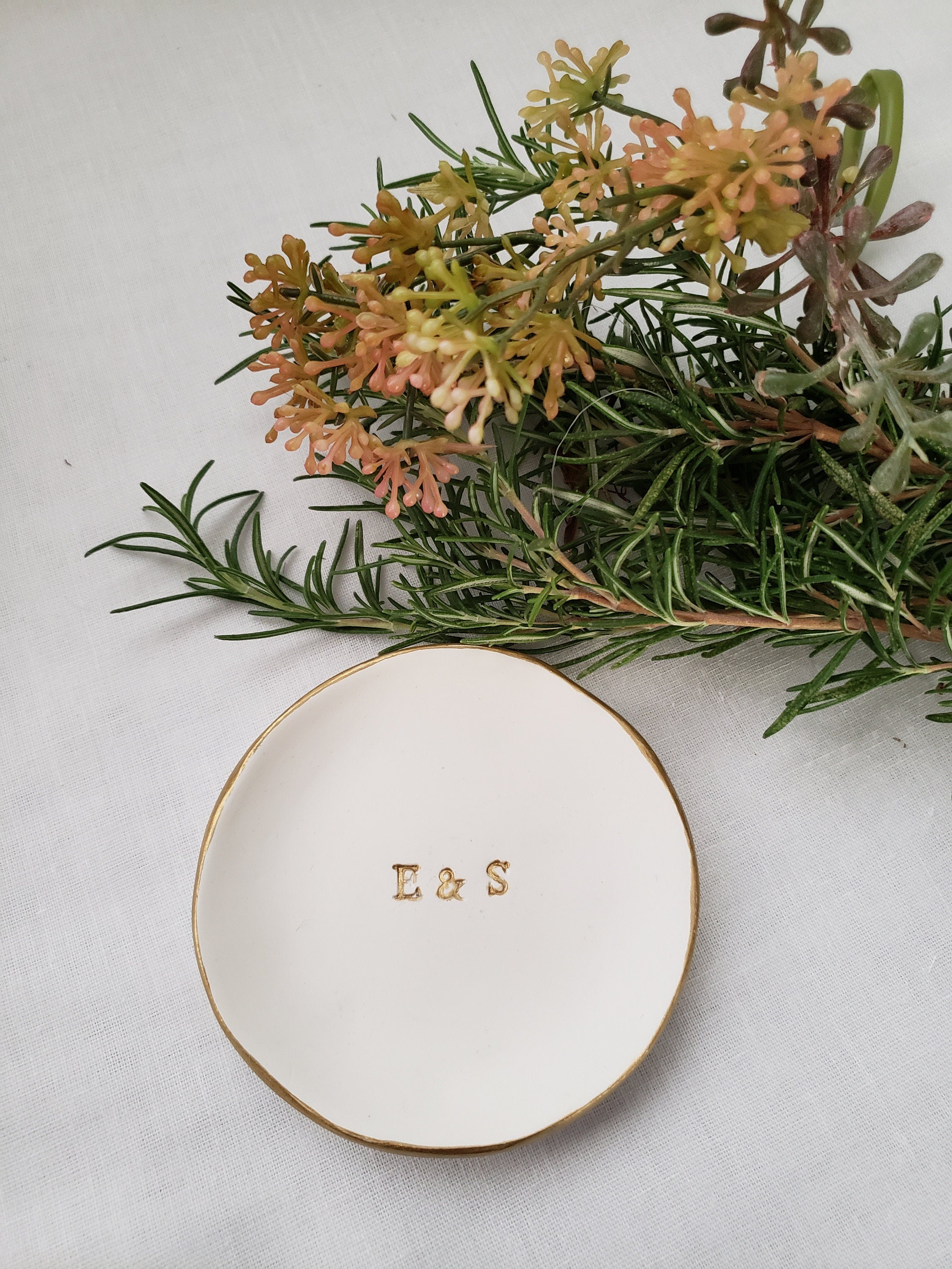 Personalized Ring Dish/Ring Holder/Jewelry Dish/Custom Ring Dish/Wedding Ring /Mother's Day Gift/ Engagement Gift / Ring Dish Engagement