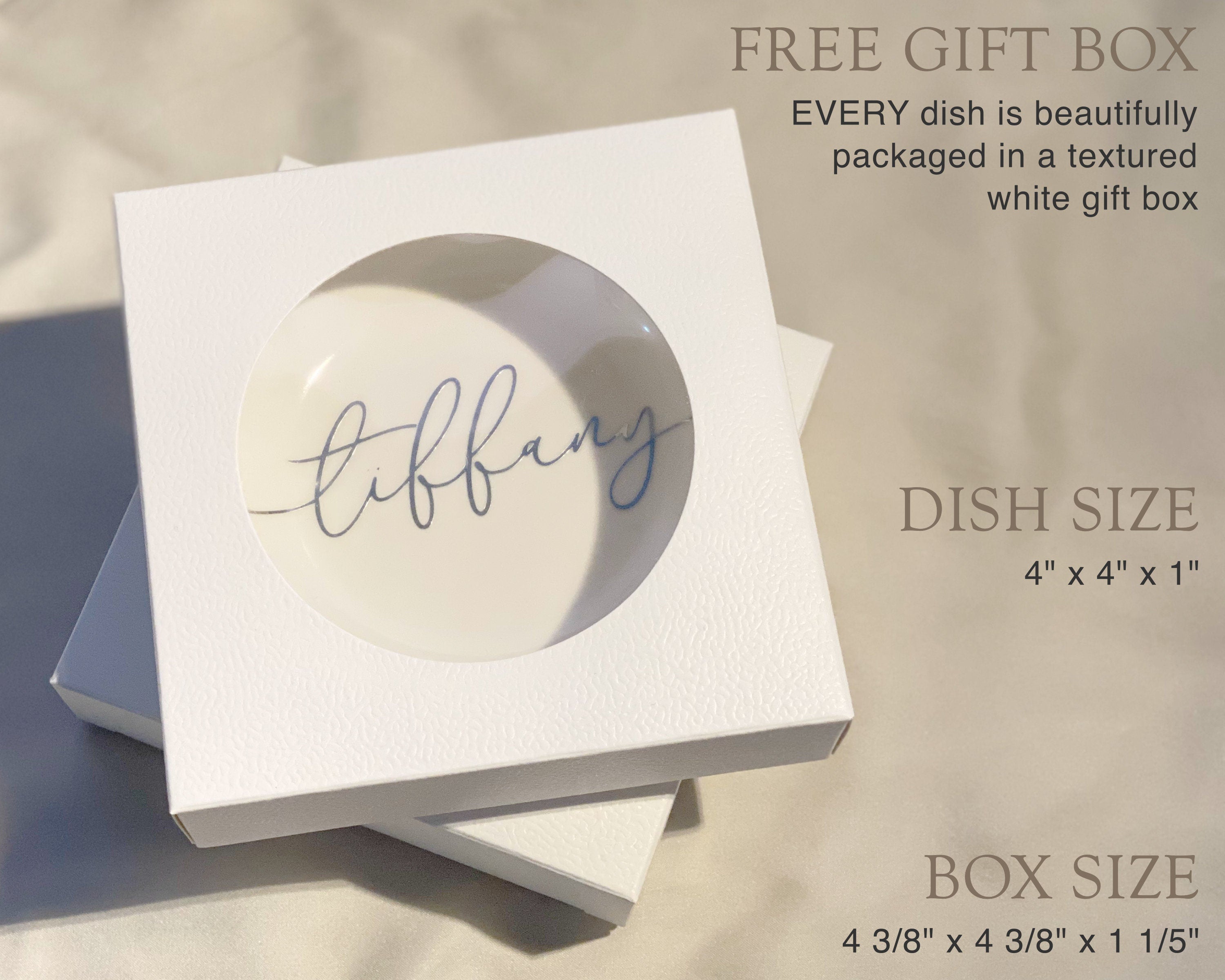 Personalized Engagement Ring Dish, Initials Heart Date Ring Dish, Gift For Bride and Groom, Wedding Gift, Bridal Shower, Anniversary Gift,