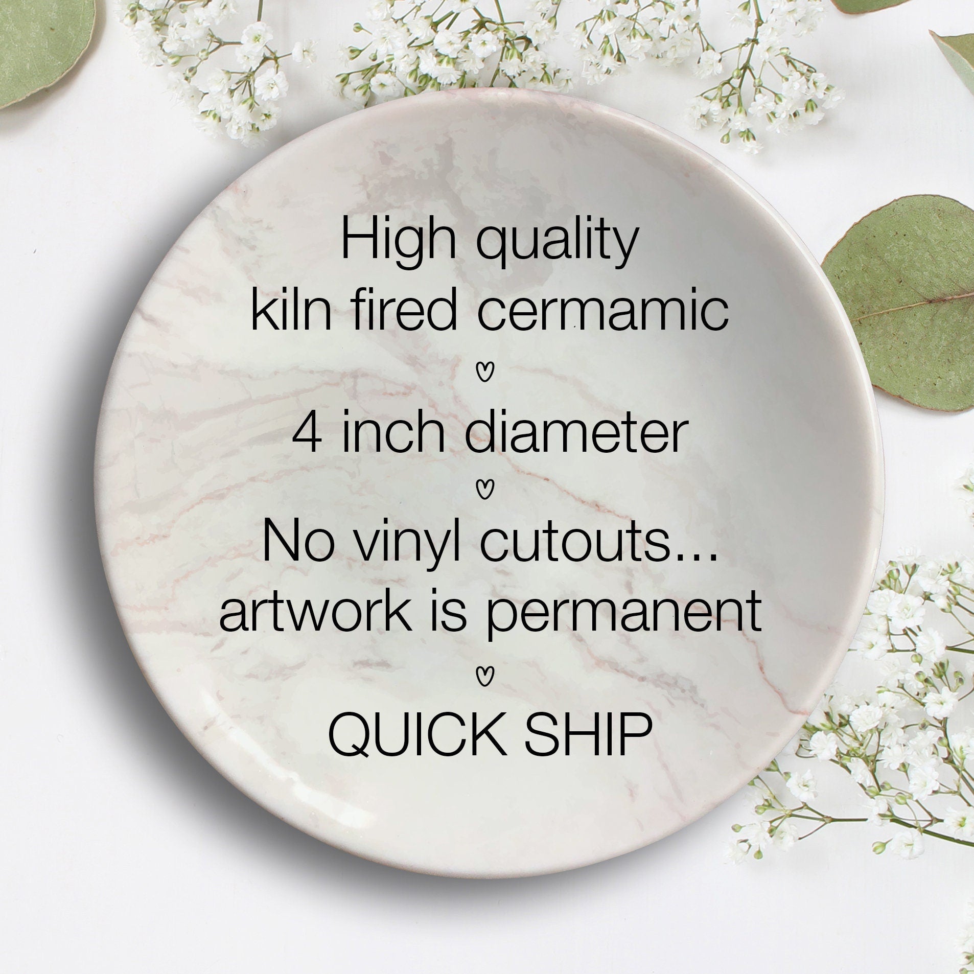 Custom Wildflower Wedding Gift Ring Dish • Perfect Engagement Gift • Personalized Dainty Jewelry • Minimalist Gift for Bride • Ring Holder