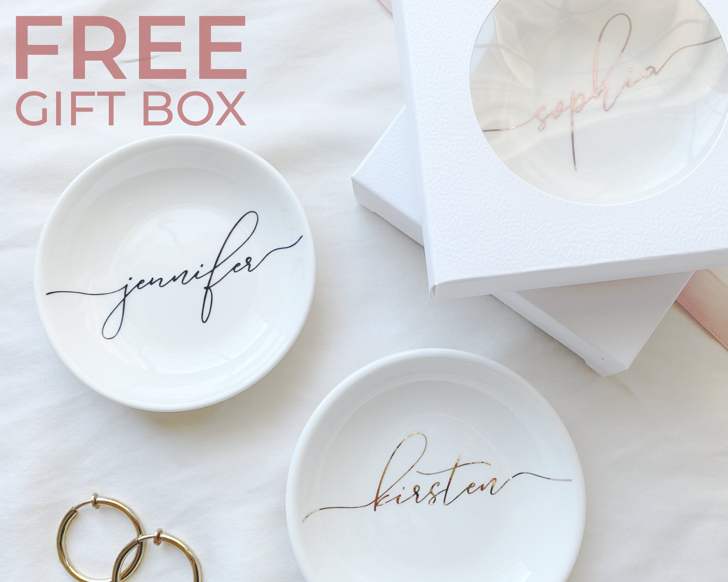 Personalized Jewelry Dish - Bridesmaid Gifts