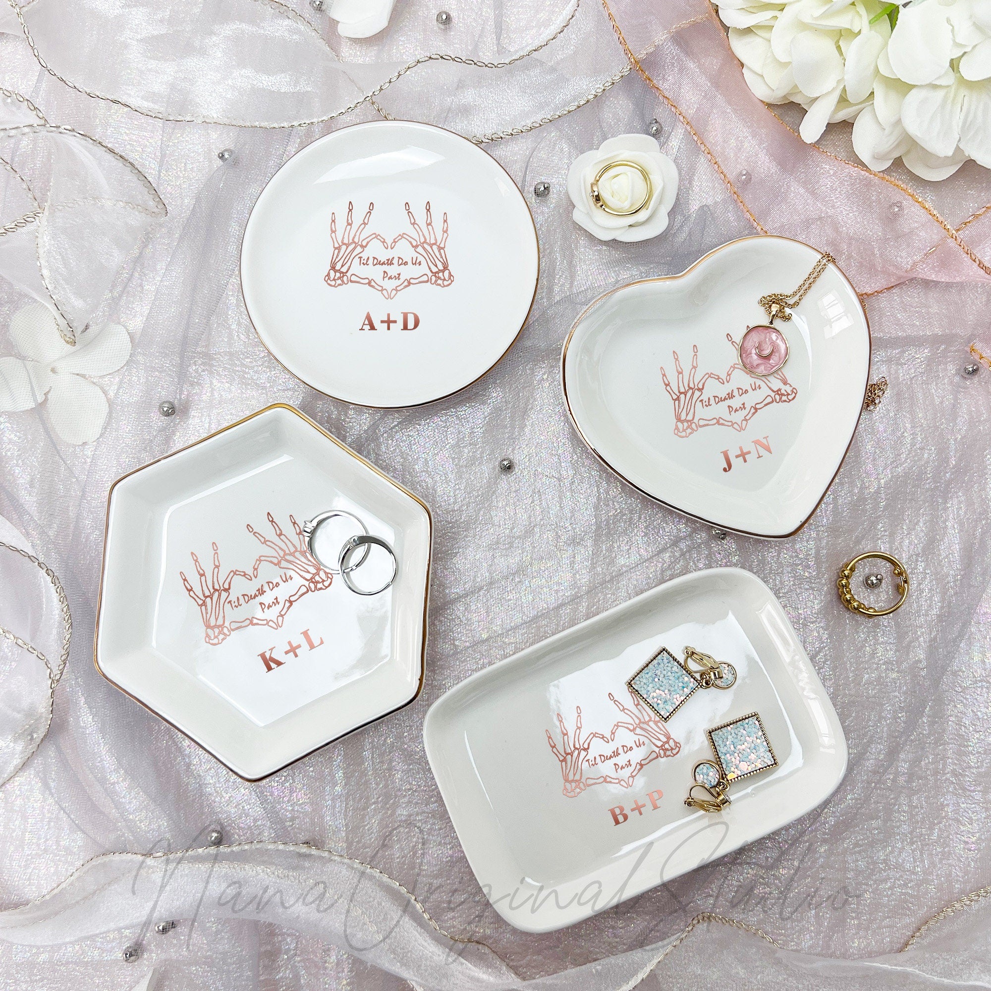 Till Death Jewelry Dish For Couple