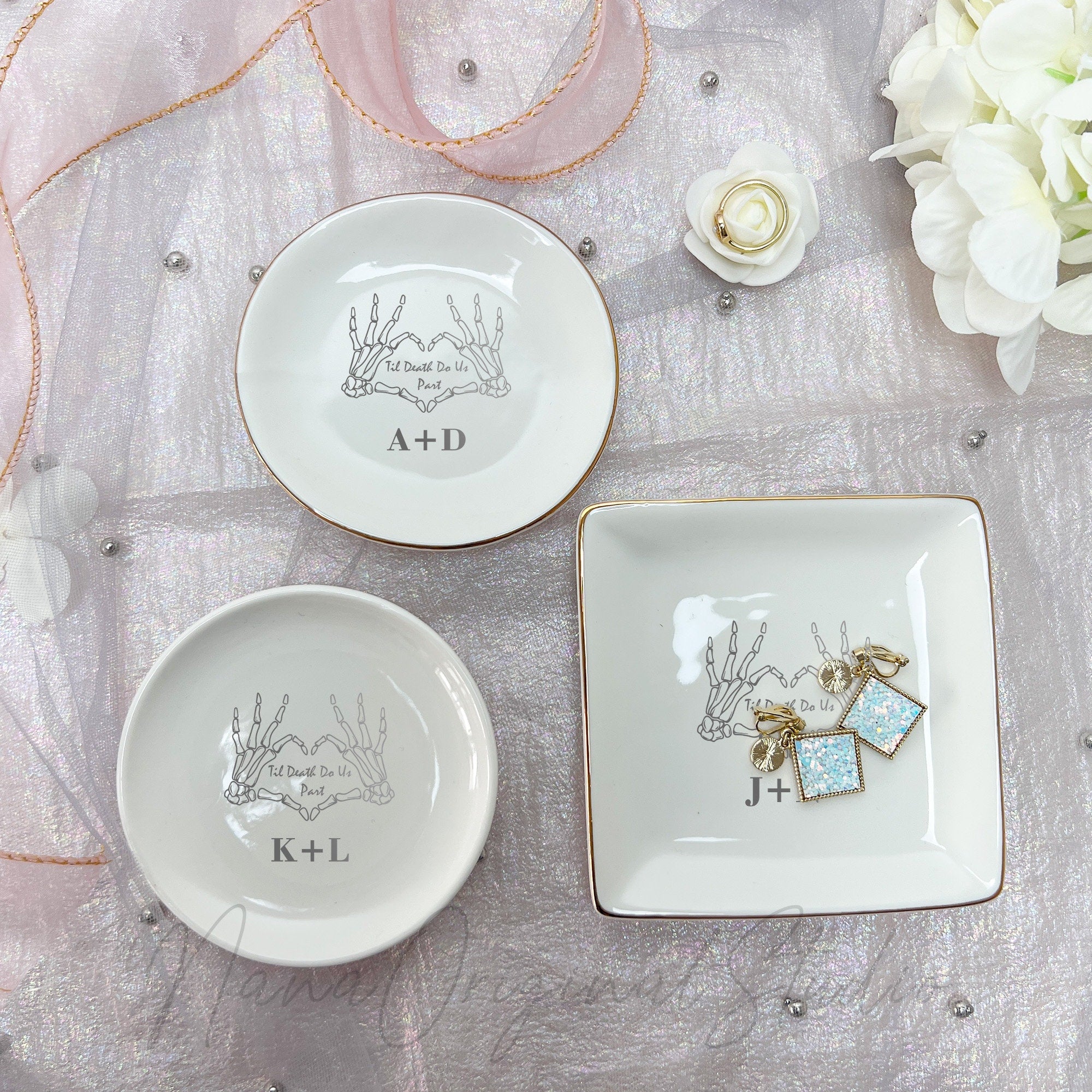 Till Death Jewelry Dish For Couple