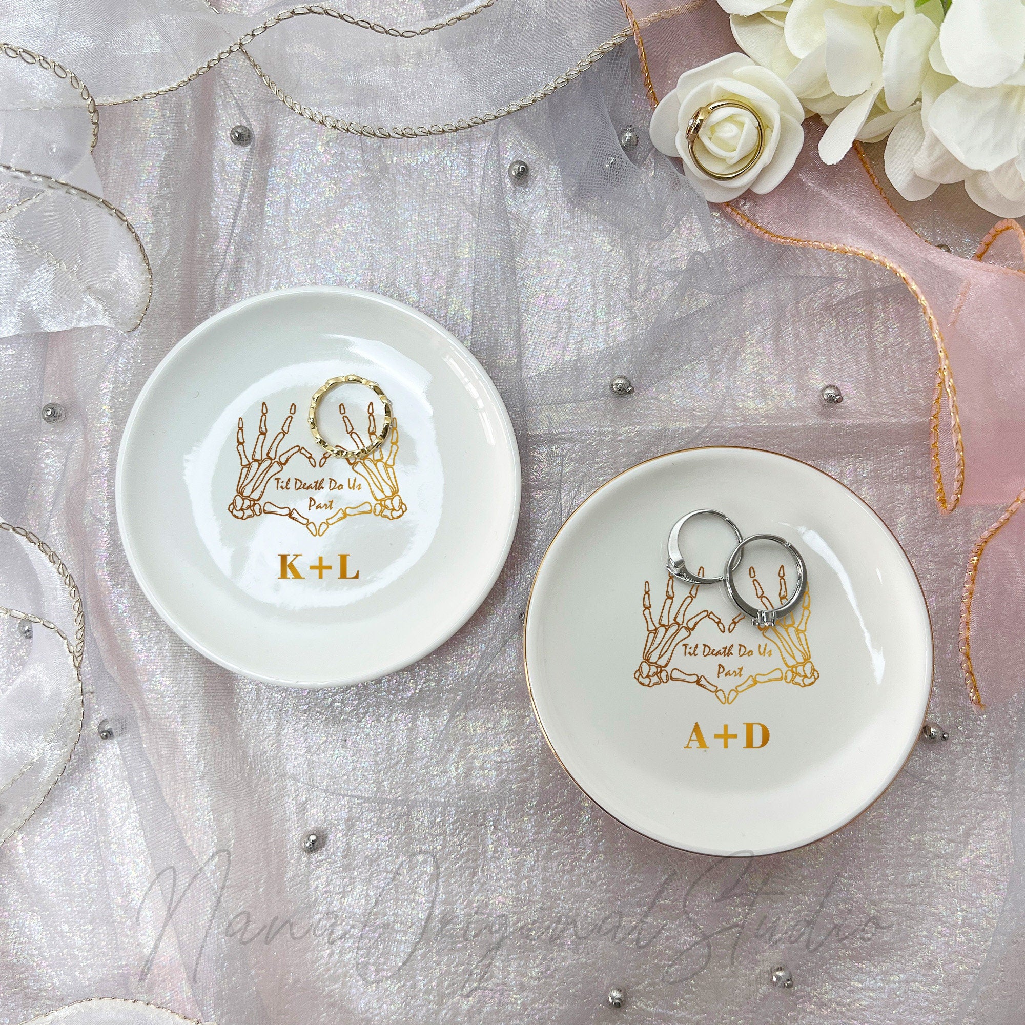 Till Death Jewelry Dish For Couple