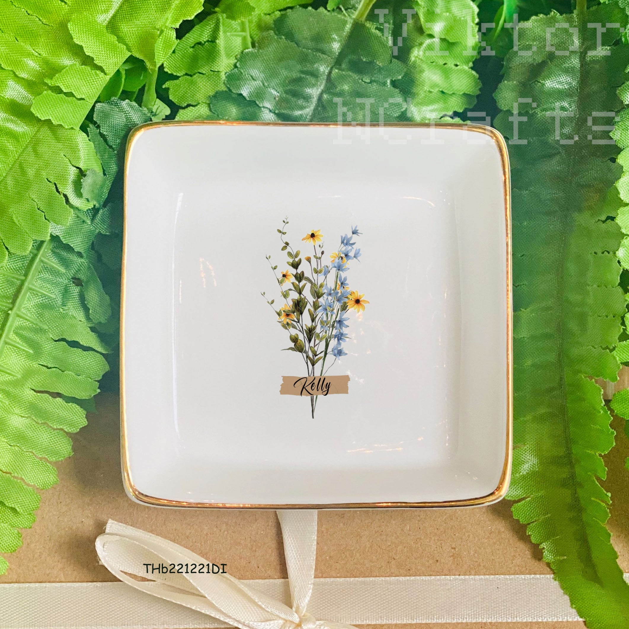 Personalized Jewelry Dish-Bridal Shower Gift