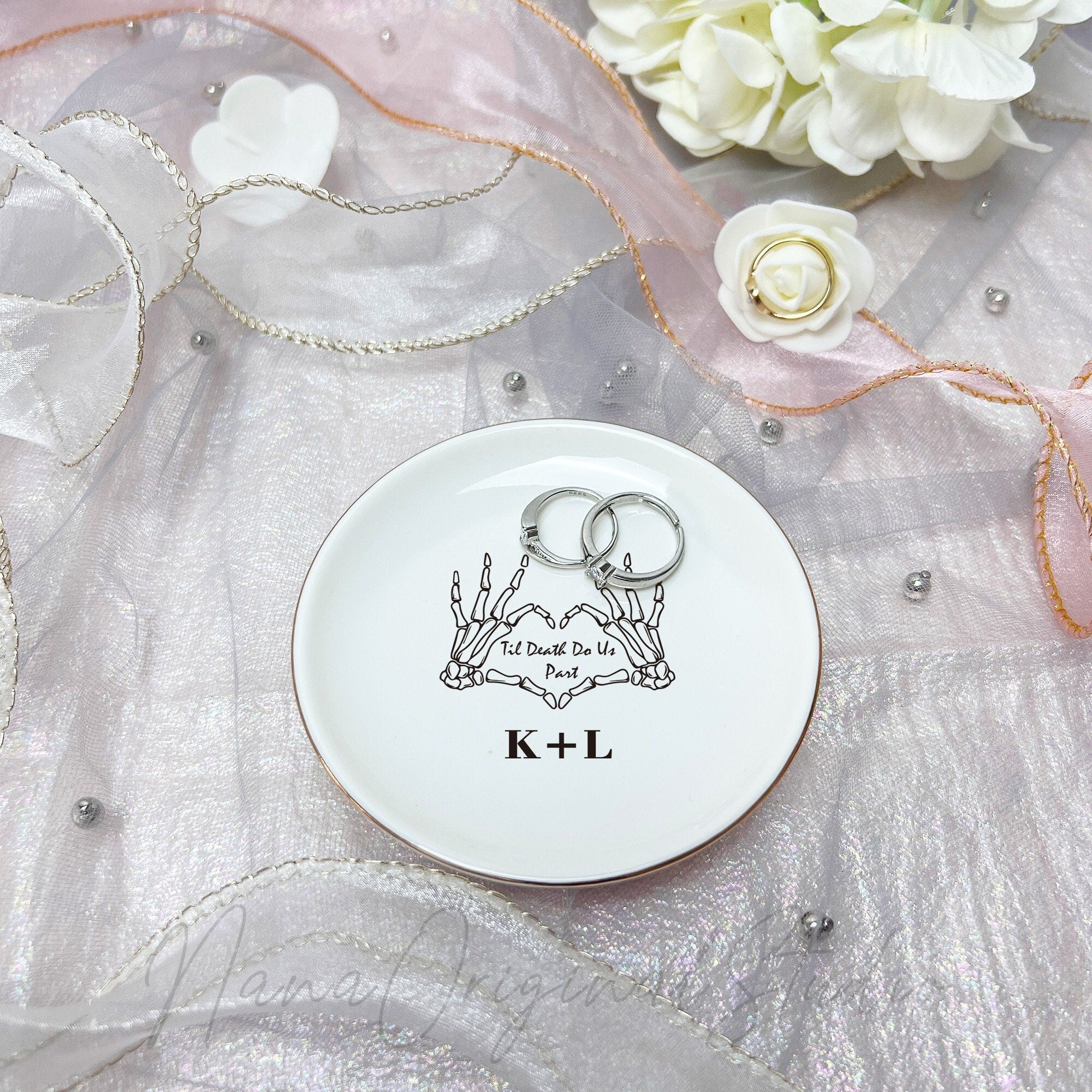 Till Death Jewelry Dish For Couple