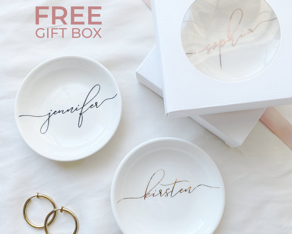 Personalized Jewelry Dish - Bridesmaid Gifts
