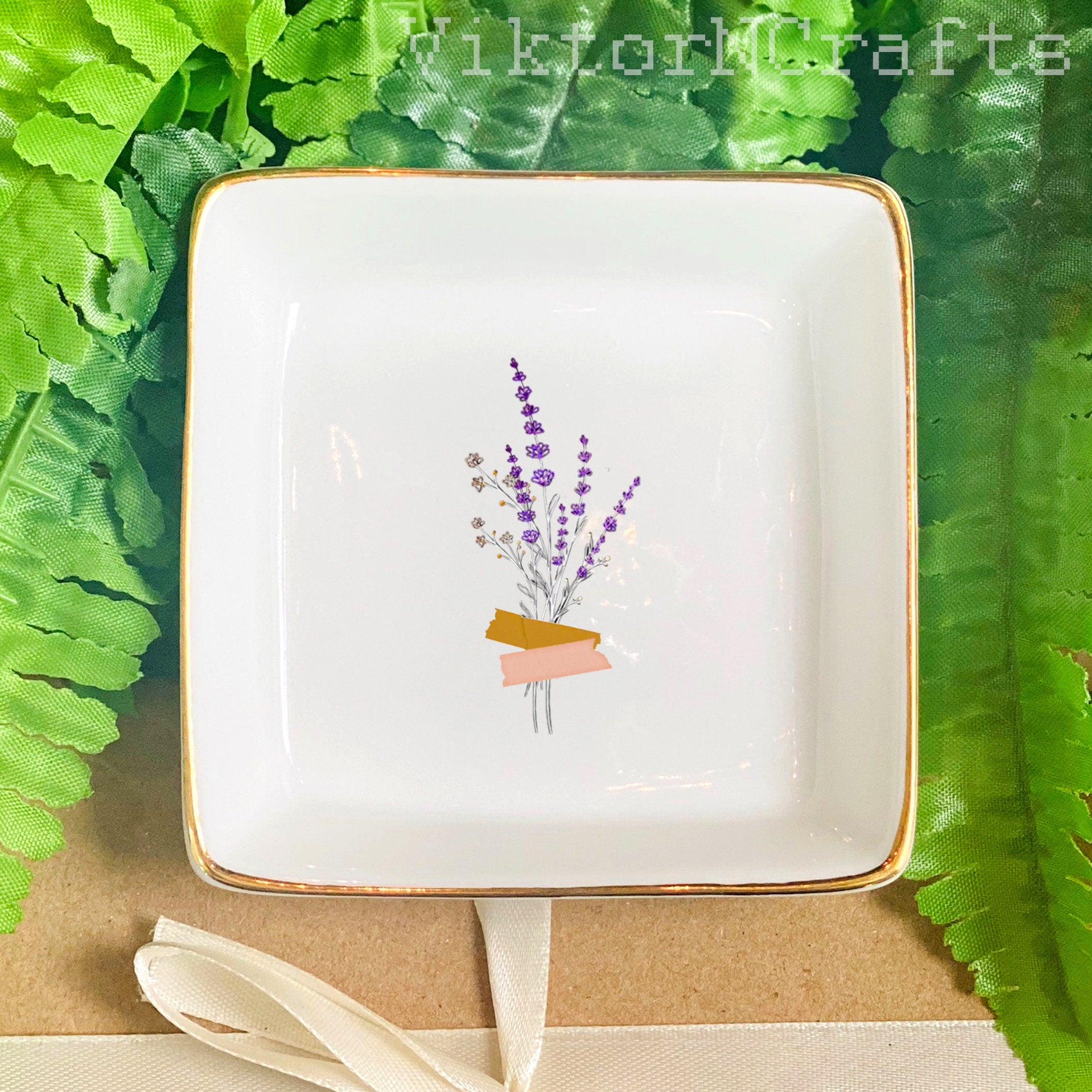Personalized Jewelry Dish-Bridal Shower Gift