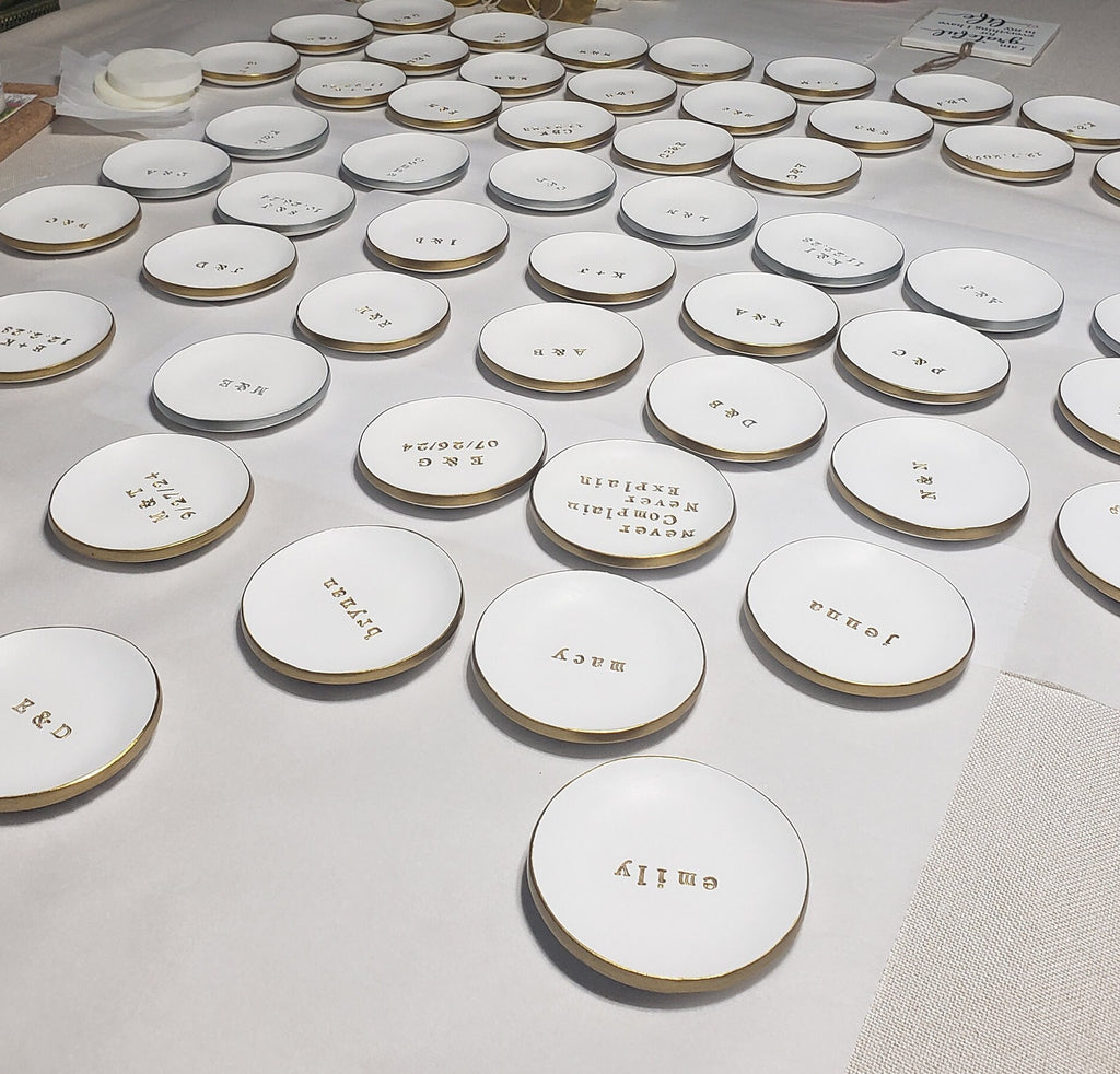 Personalized Ring Dish/Ring Holder/Jewelry Dish/Custom Ring Dish/Wedding Ring /Mother's Day Gift/ Engagement Gift / Ring Dish Engagement