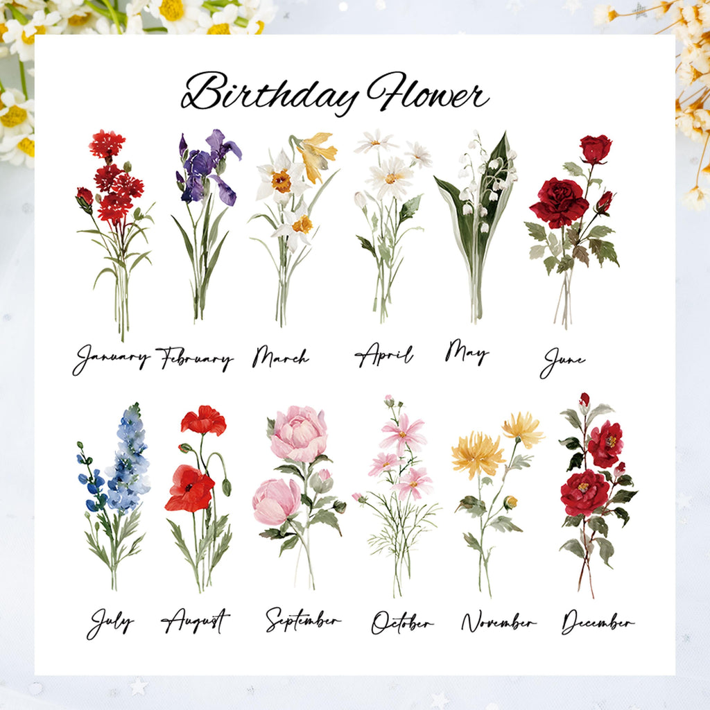 Personalized Birth Flower Jewelry Dish