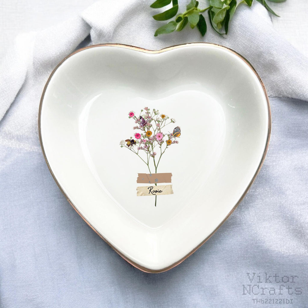 Personalized Jewelry Dish-Bridal Shower Gift