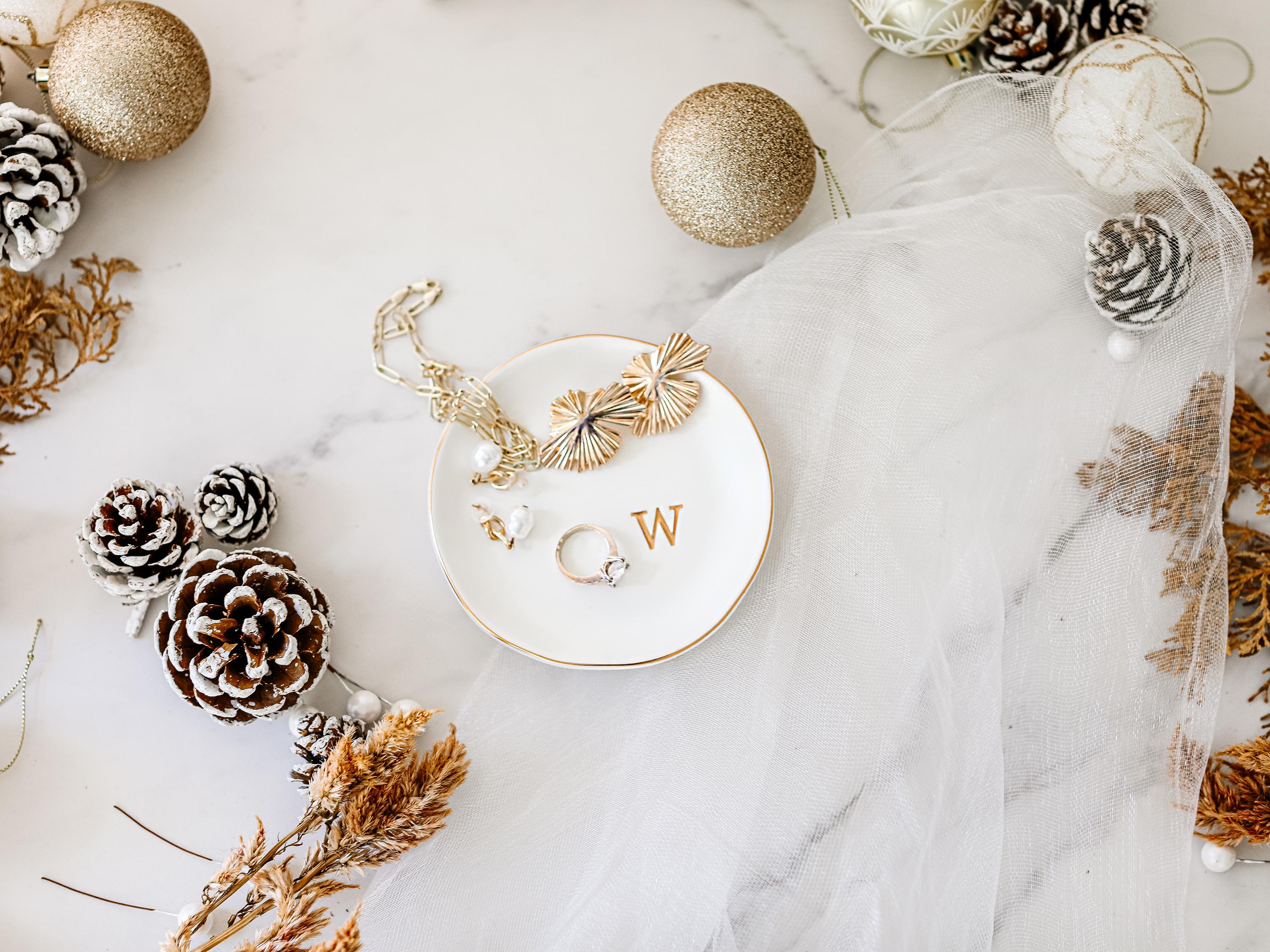 Personalized Ceramic Ring Dish - Bridesmaid Gift