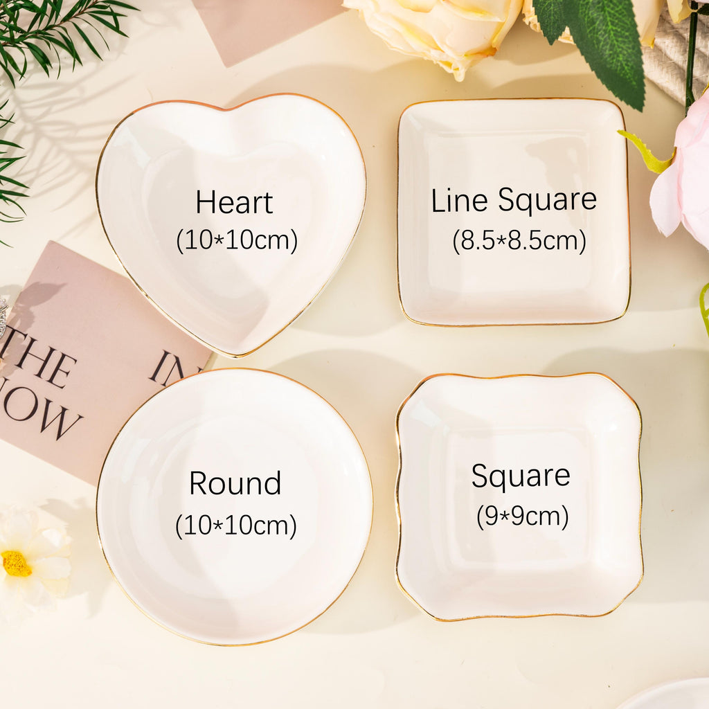 Personalized Birth Flower Jewelry Dish