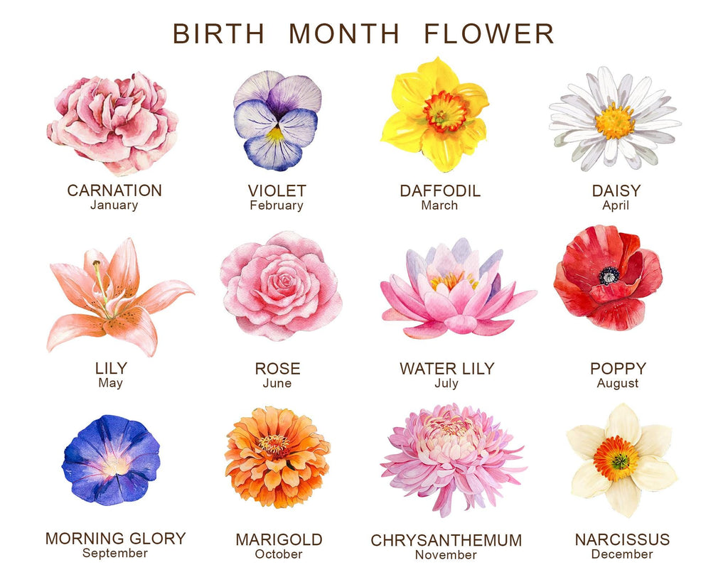 Personalized Sister Birth Flower Jewelry Dish
