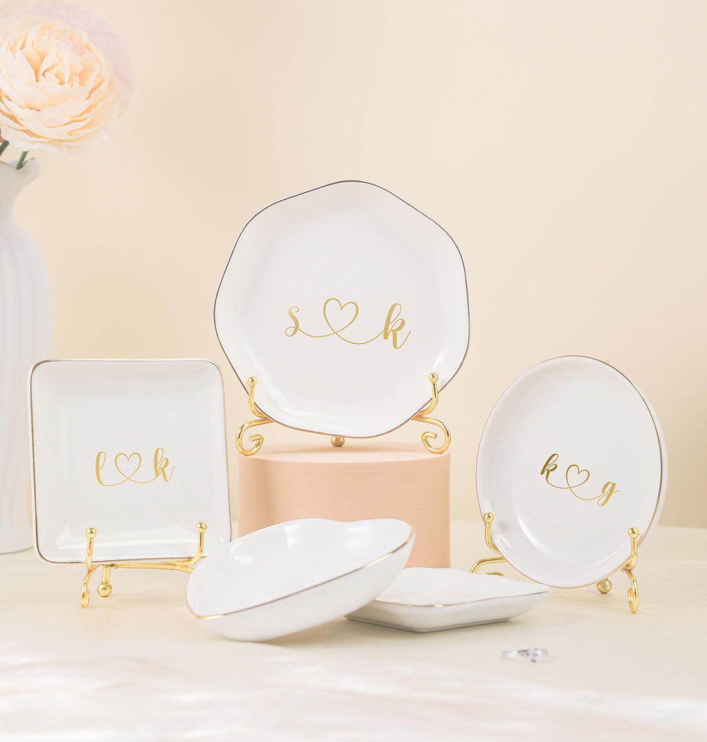 Personalized Wedding Gift - Minimalist Ring Dish