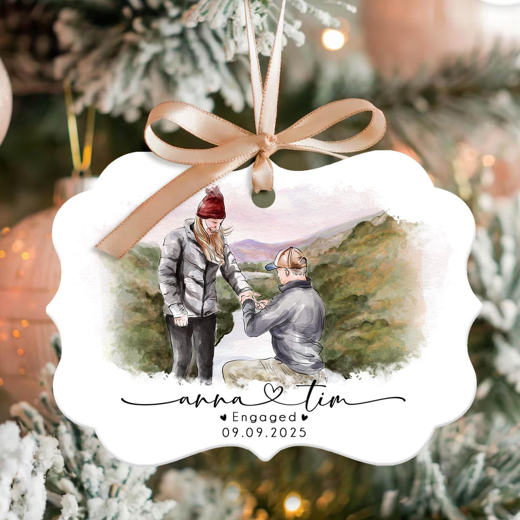 Personalized Couple Portrait Ring Dish, Engagement Gift, Wedding Gift for Couple, Handmade Custom Ring Holder, Custom Photo Jewelry Tray