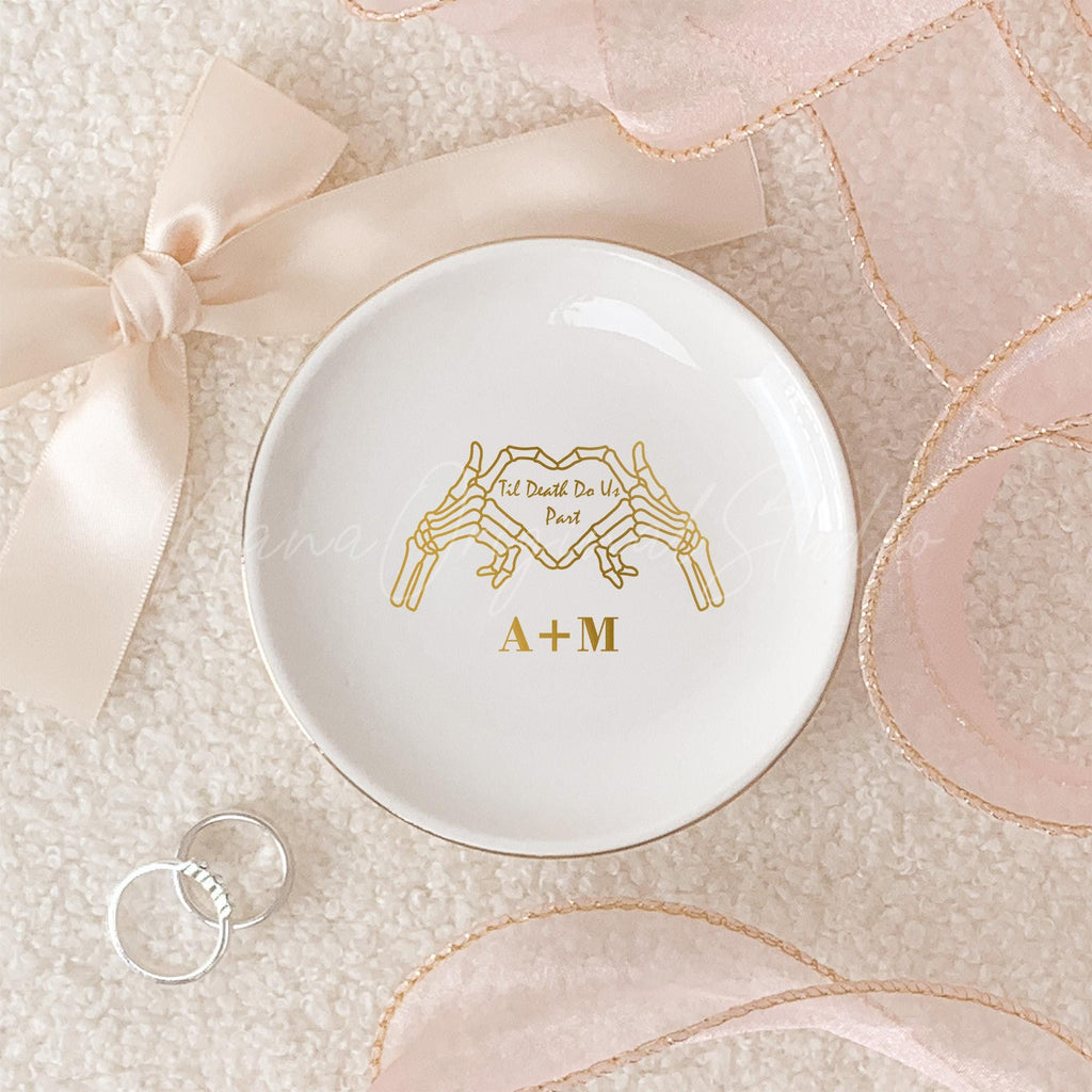 Till Death Jewelry Dish For Couple