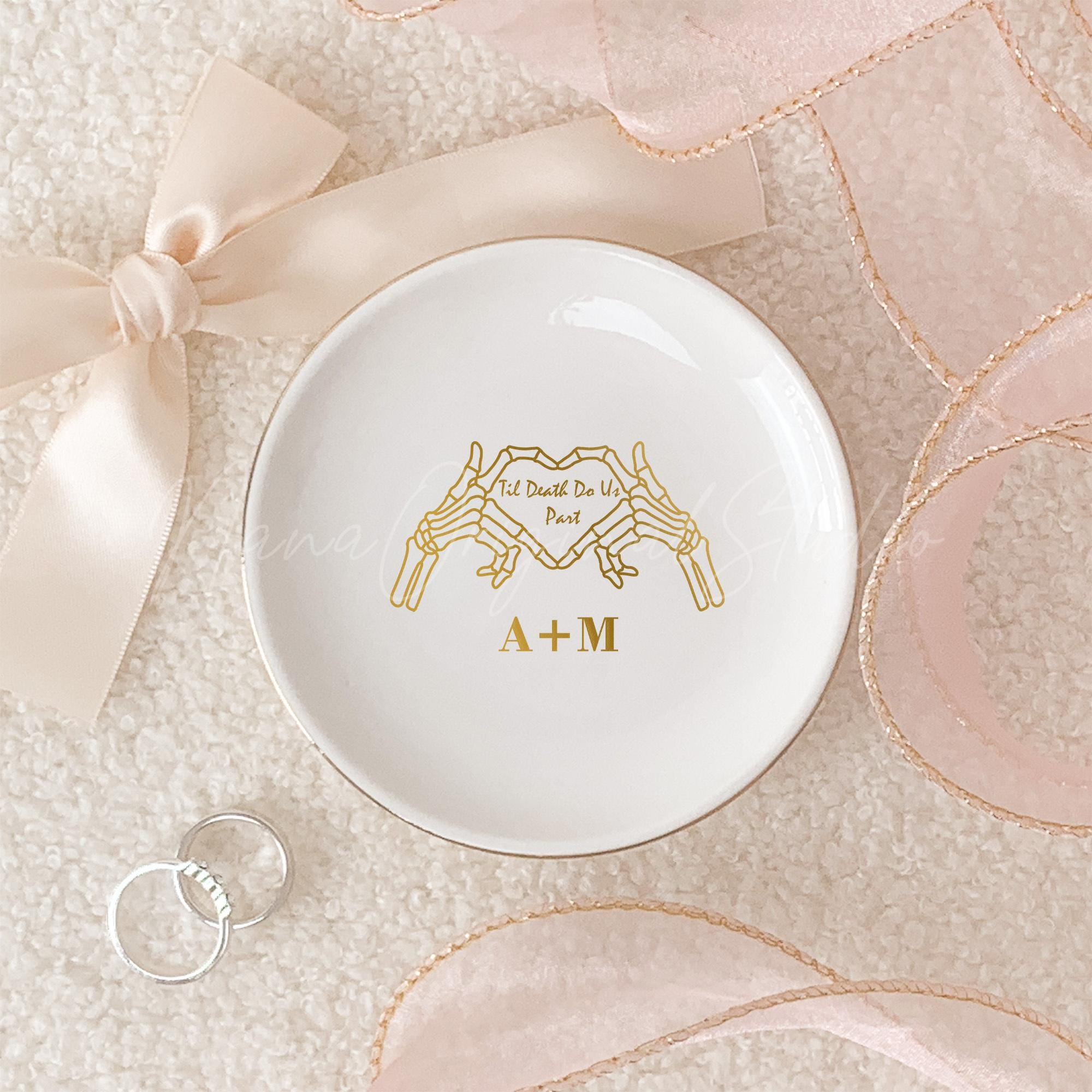 Till Death Jewelry Dish For Couple