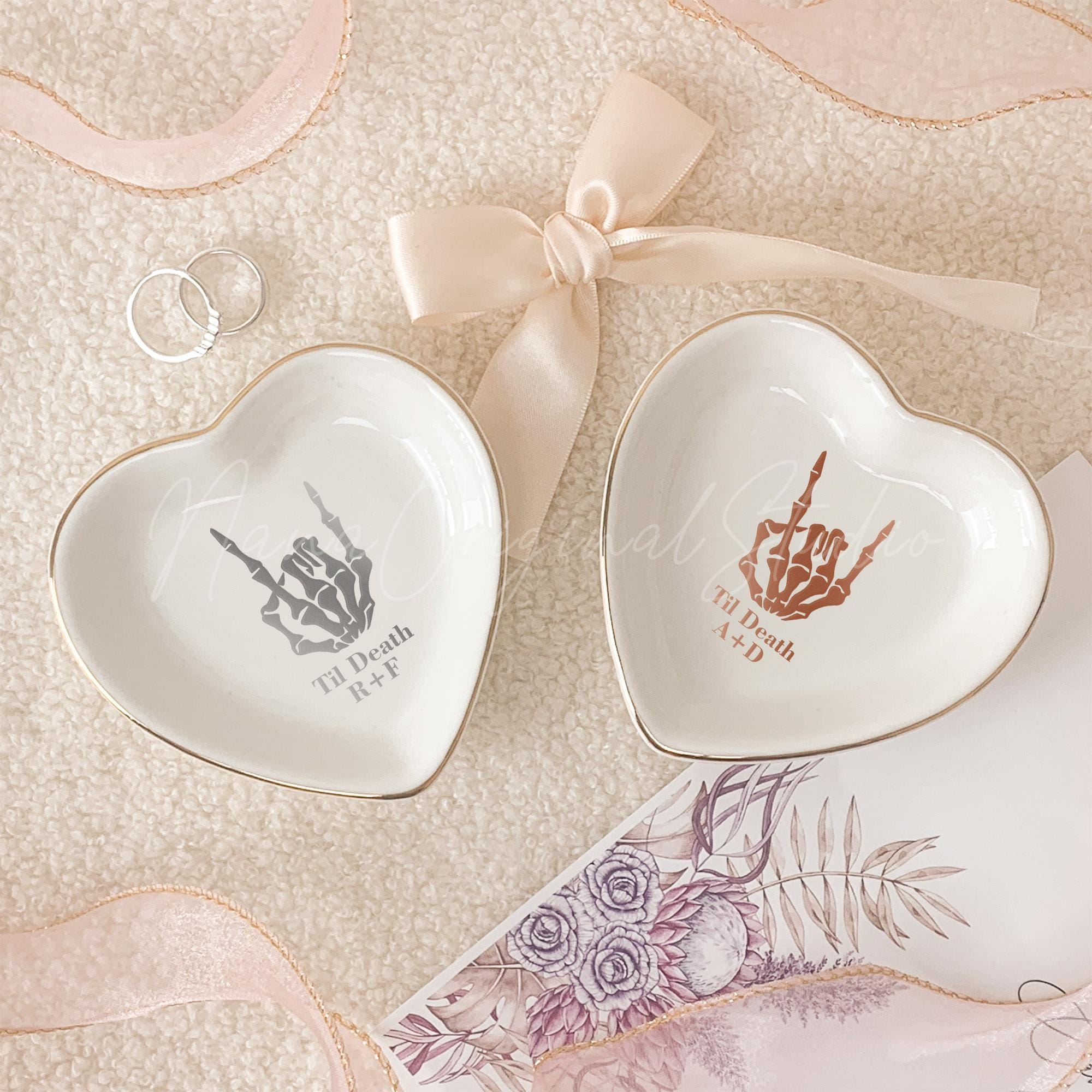 Till Death Jewelry Dish For Couple