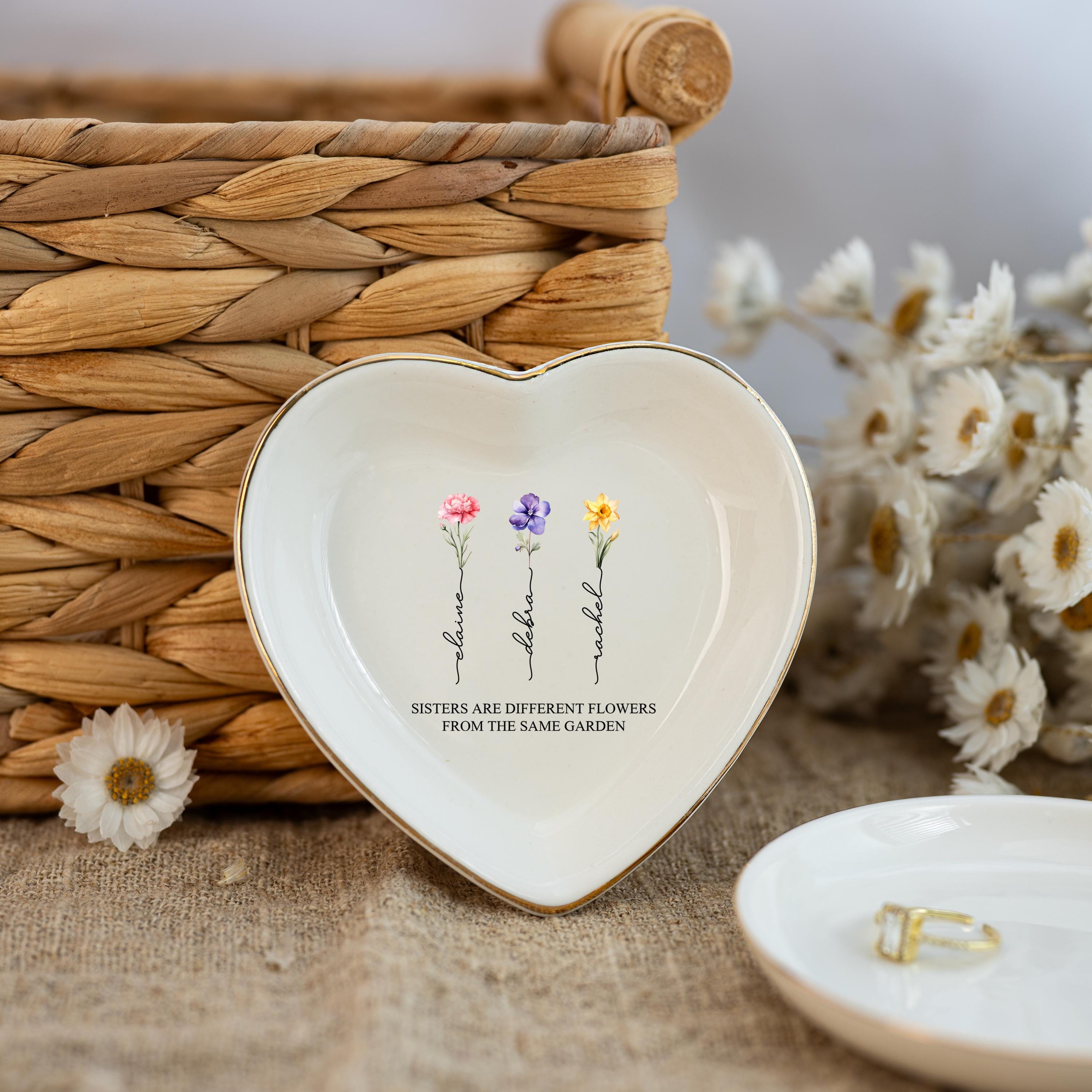 Personalized Ring Dish for Sister