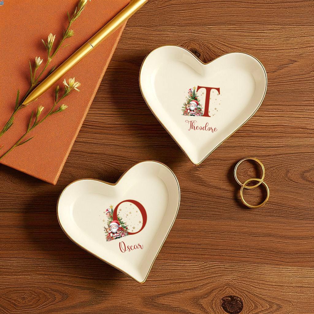 Personalized Christmas Ring Dish