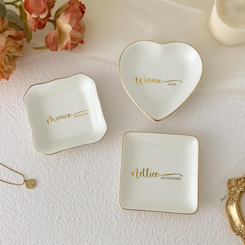 Personalized Jewelry Dish - Bridesmaid Gifts