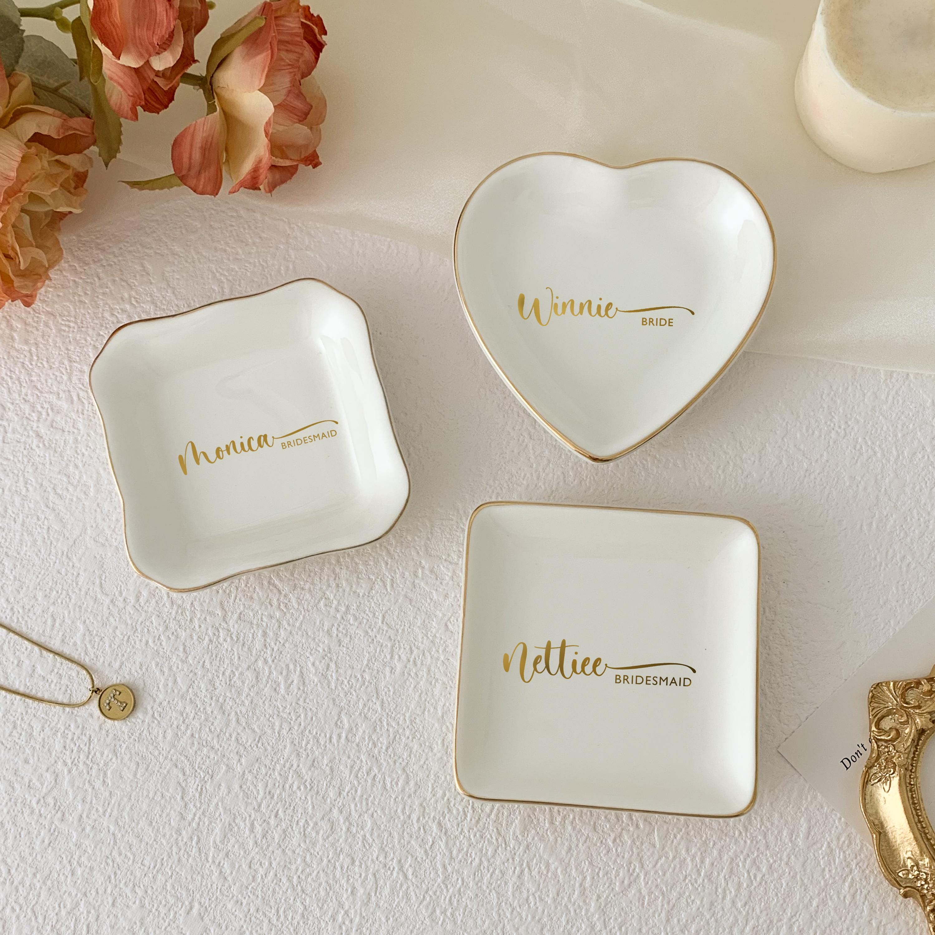 Personalized Jewelry Dish - Bridesmaid Gifts