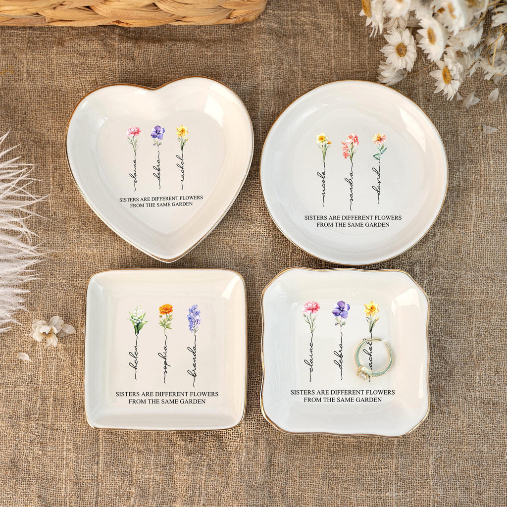 Personalized Ring Dish for Sister
