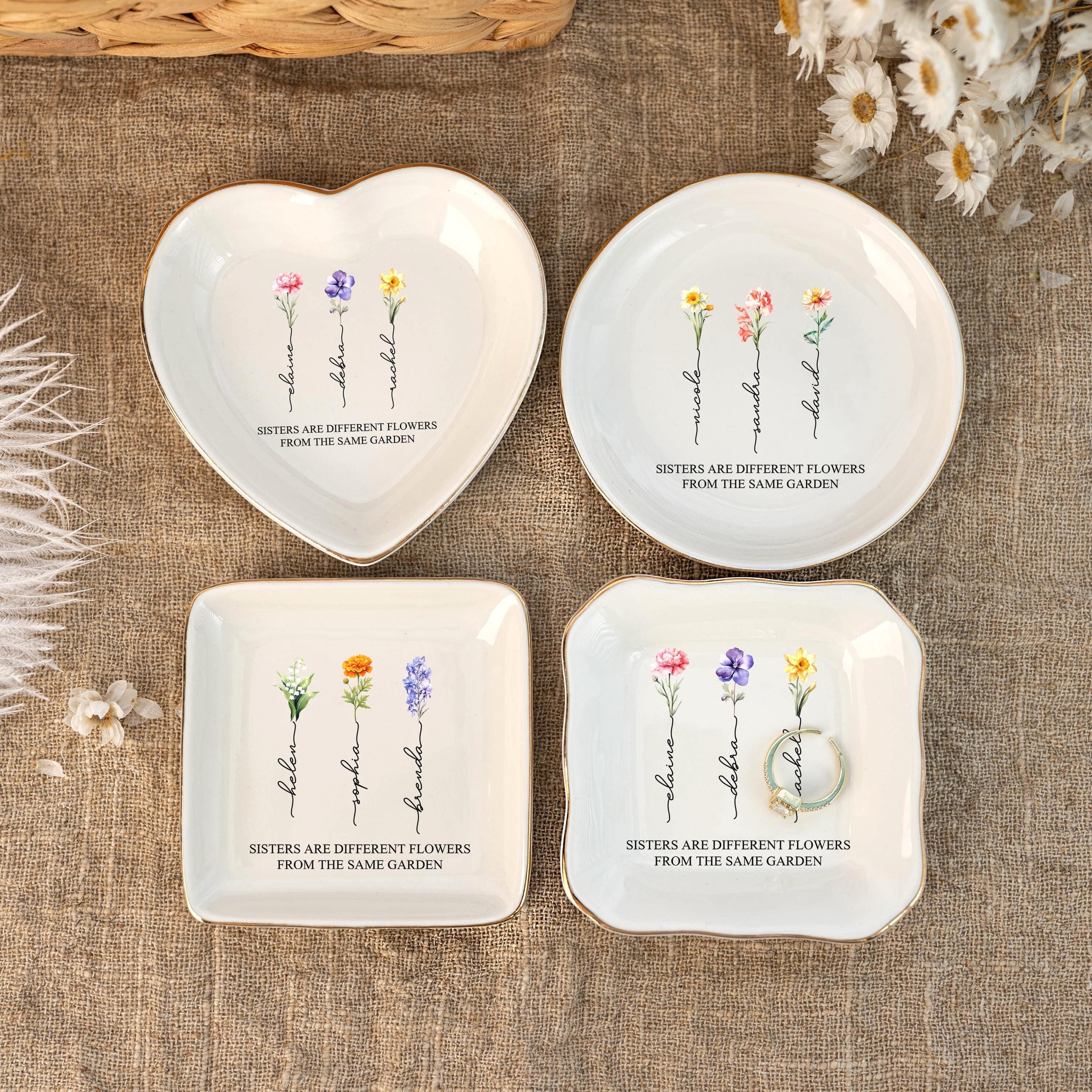 Personalized Ring Dish for Sister