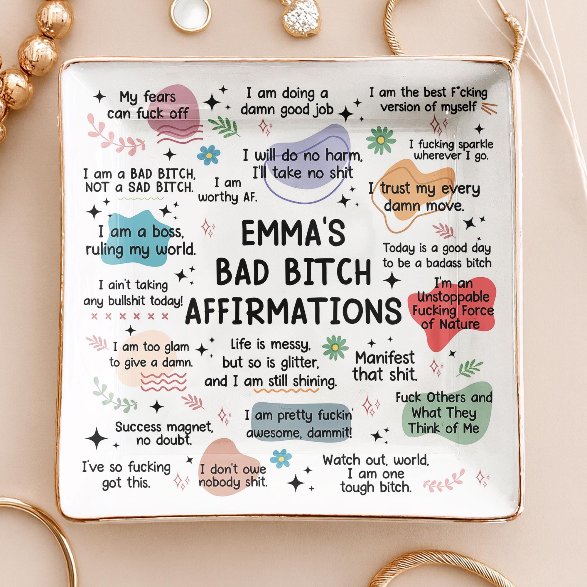 Personalized Ceramic Jewelry Dish