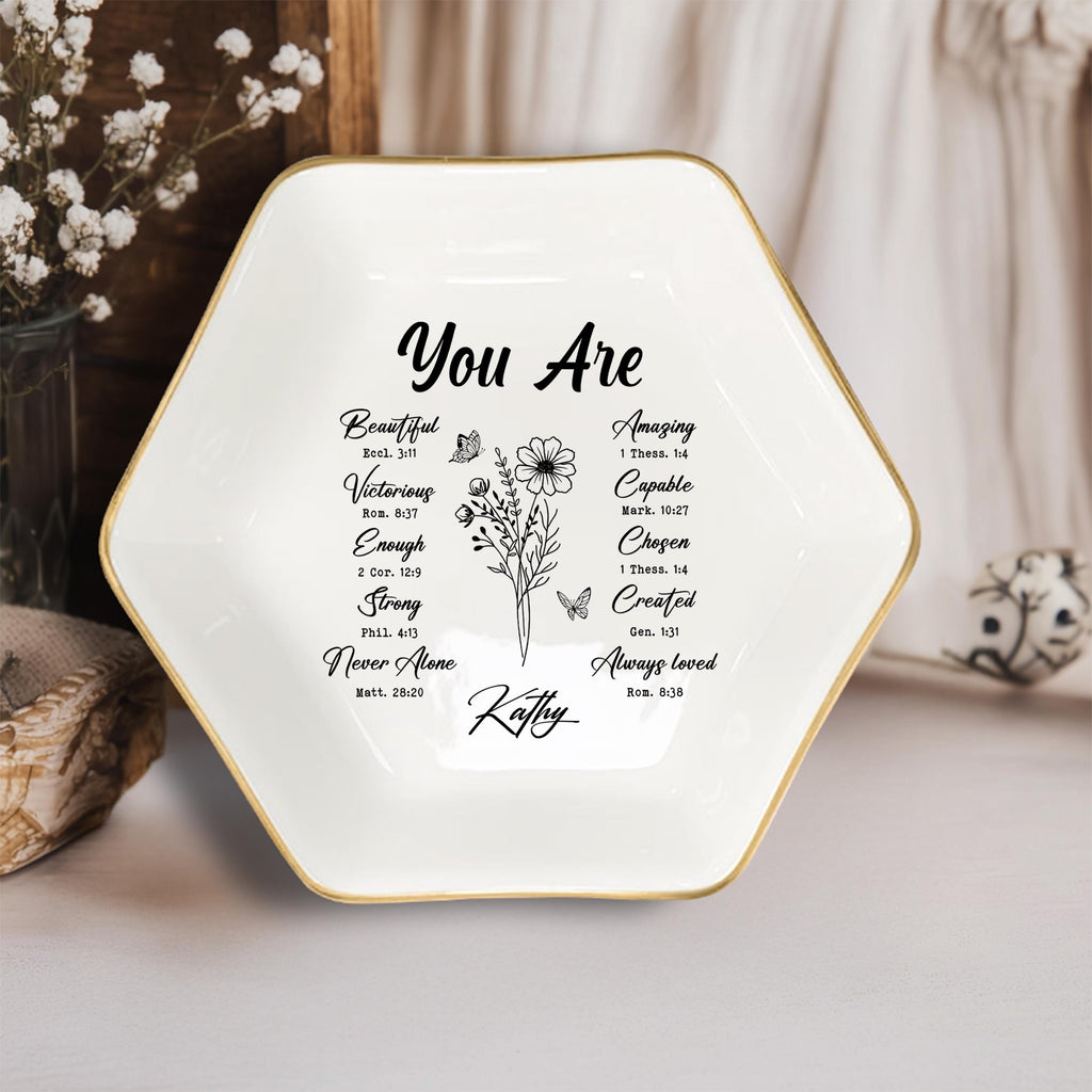 Personalized Christian Jewelry Dish