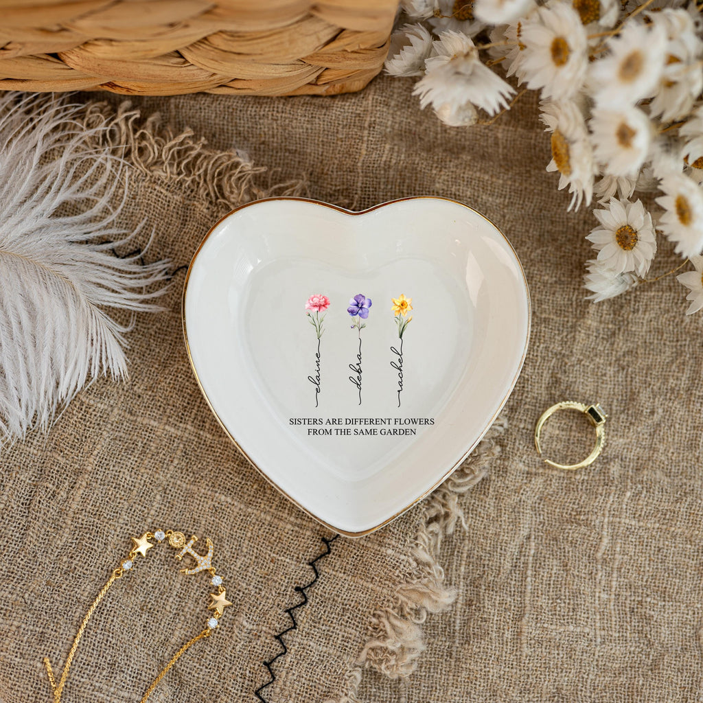 Personalized Ring Dish for Sister