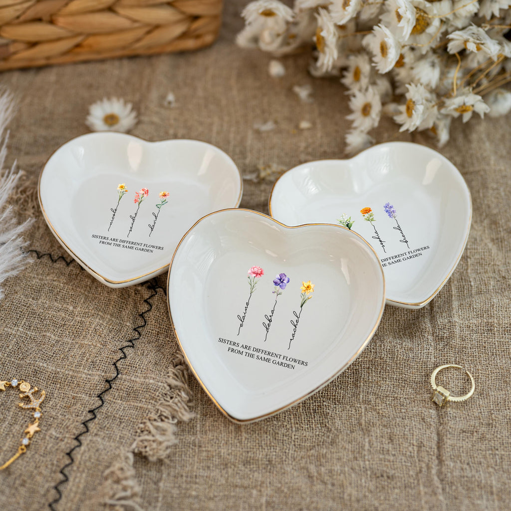 Personalized Ring Dish for Sister