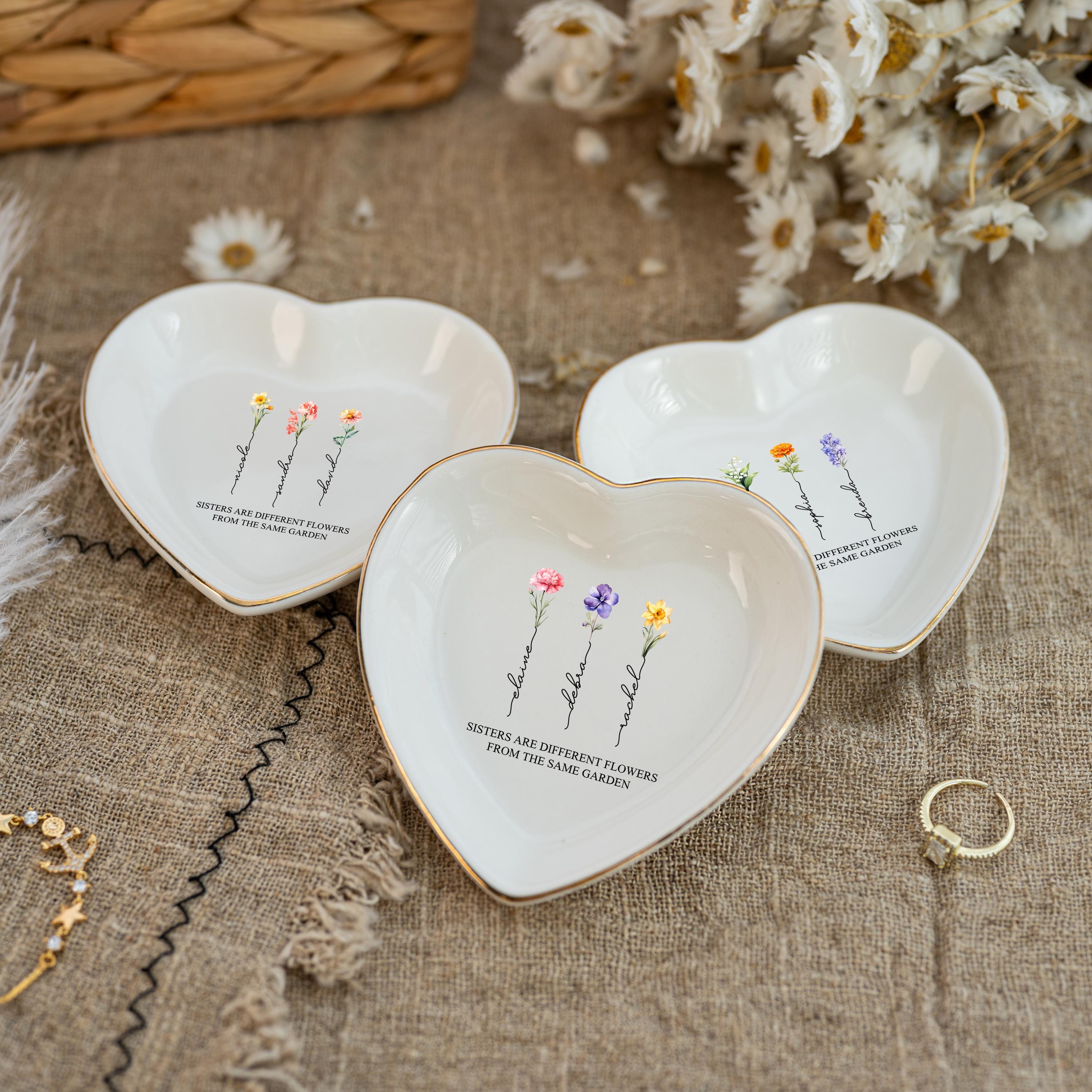 Personalized Ring Dish for Sister