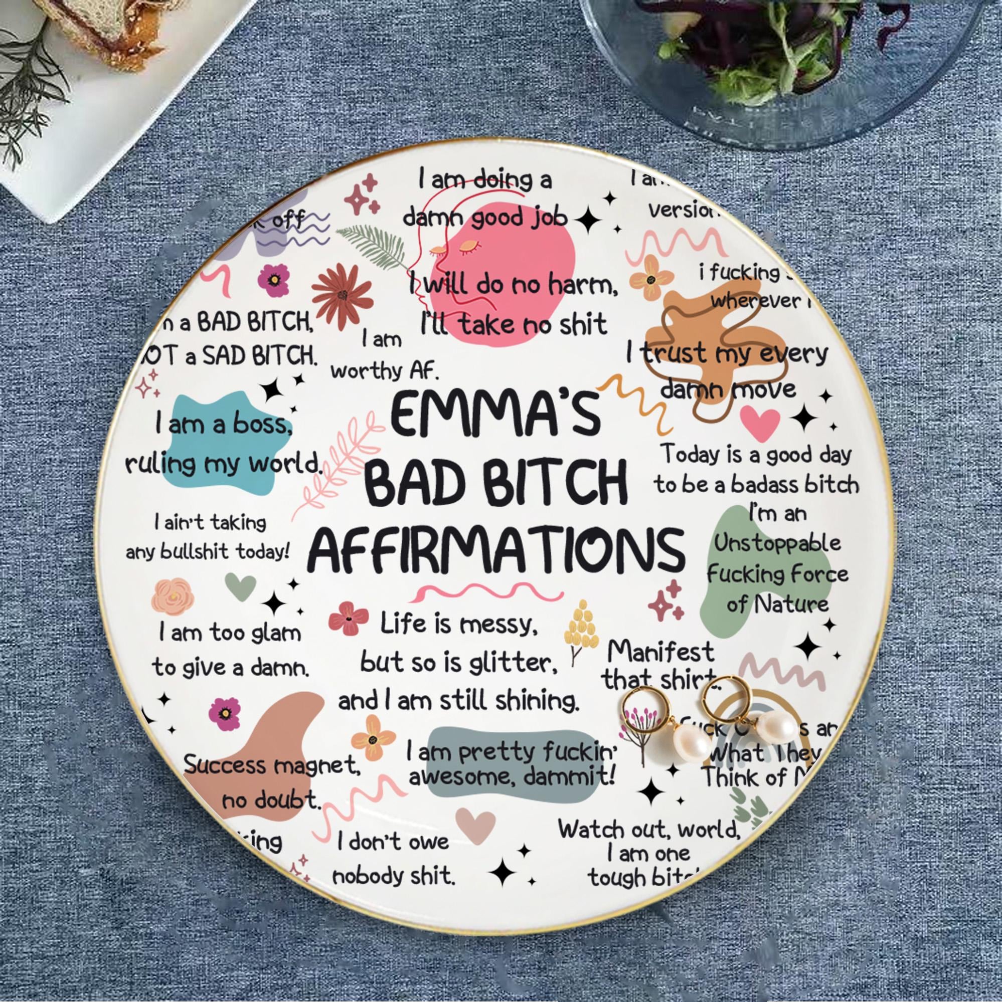Personalized Ceramic Jewelry Dish