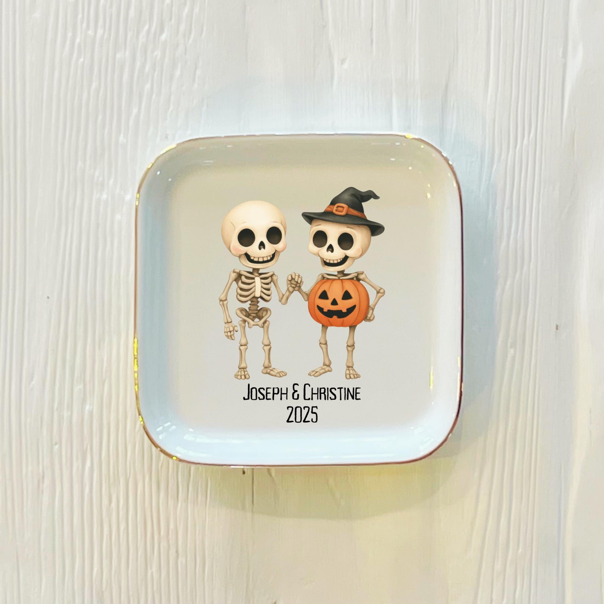 Custom Ceramic Halloween Jewelry Holder