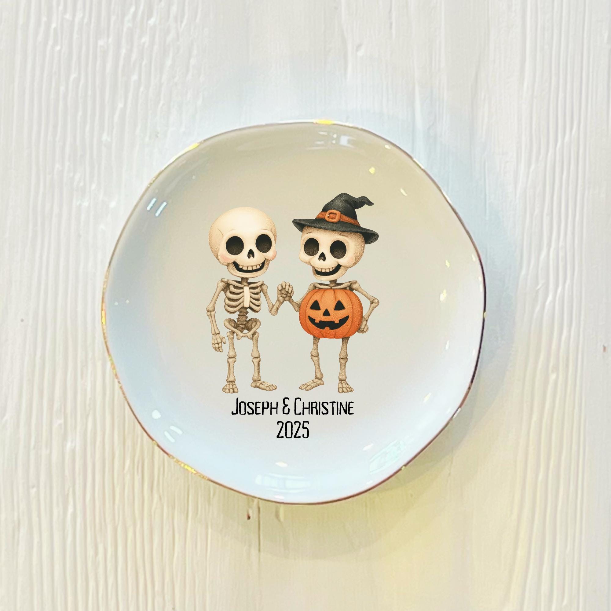 Custom Ceramic Halloween Jewelry Holder