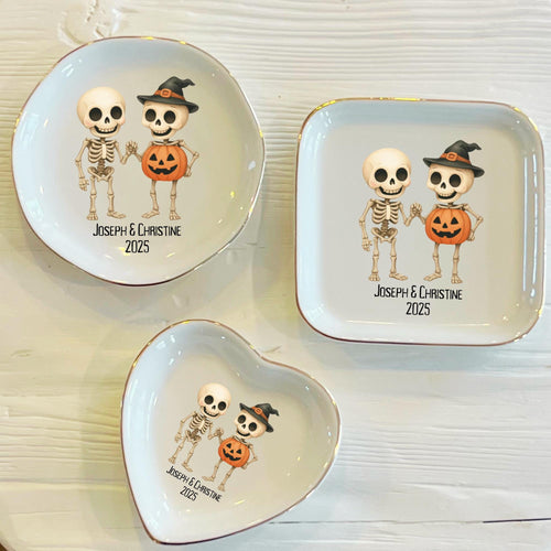 Custom Ceramic Halloween Jewelry Holder