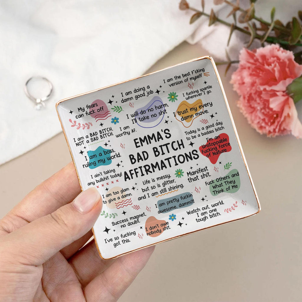 Personalized Ceramic Jewelry Dish