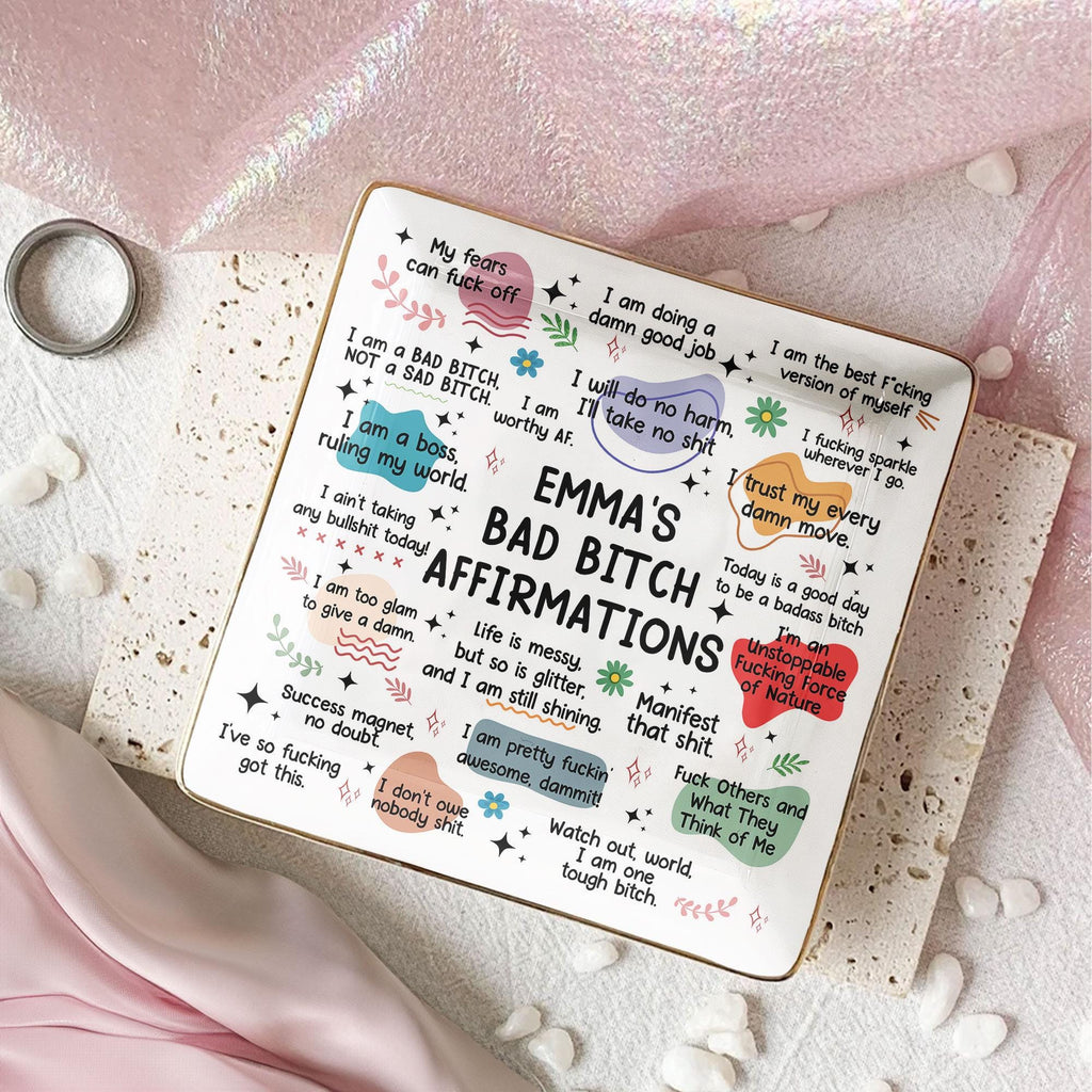 Personalized Ceramic Jewelry Dish