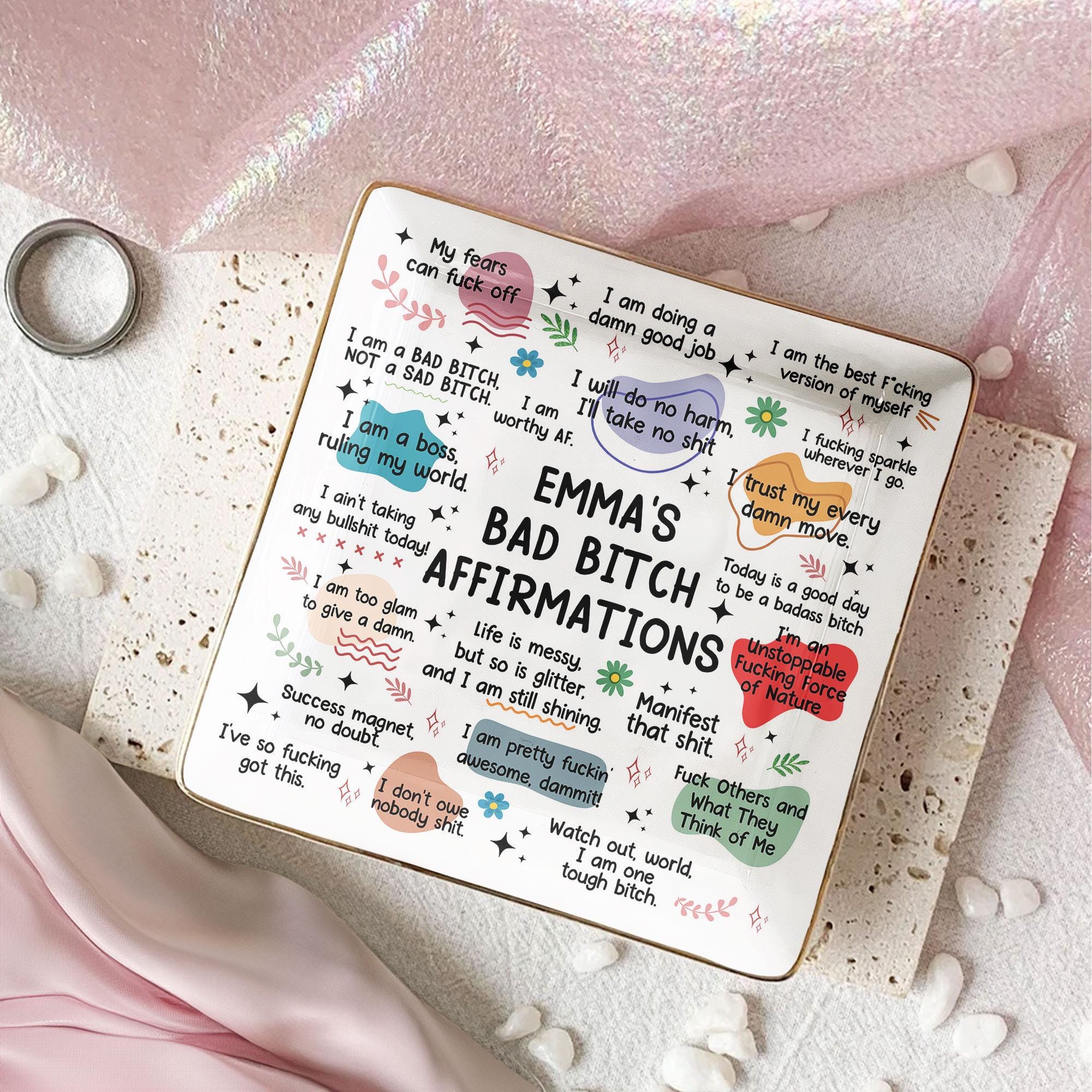 Personalized Ceramic Jewelry Dish