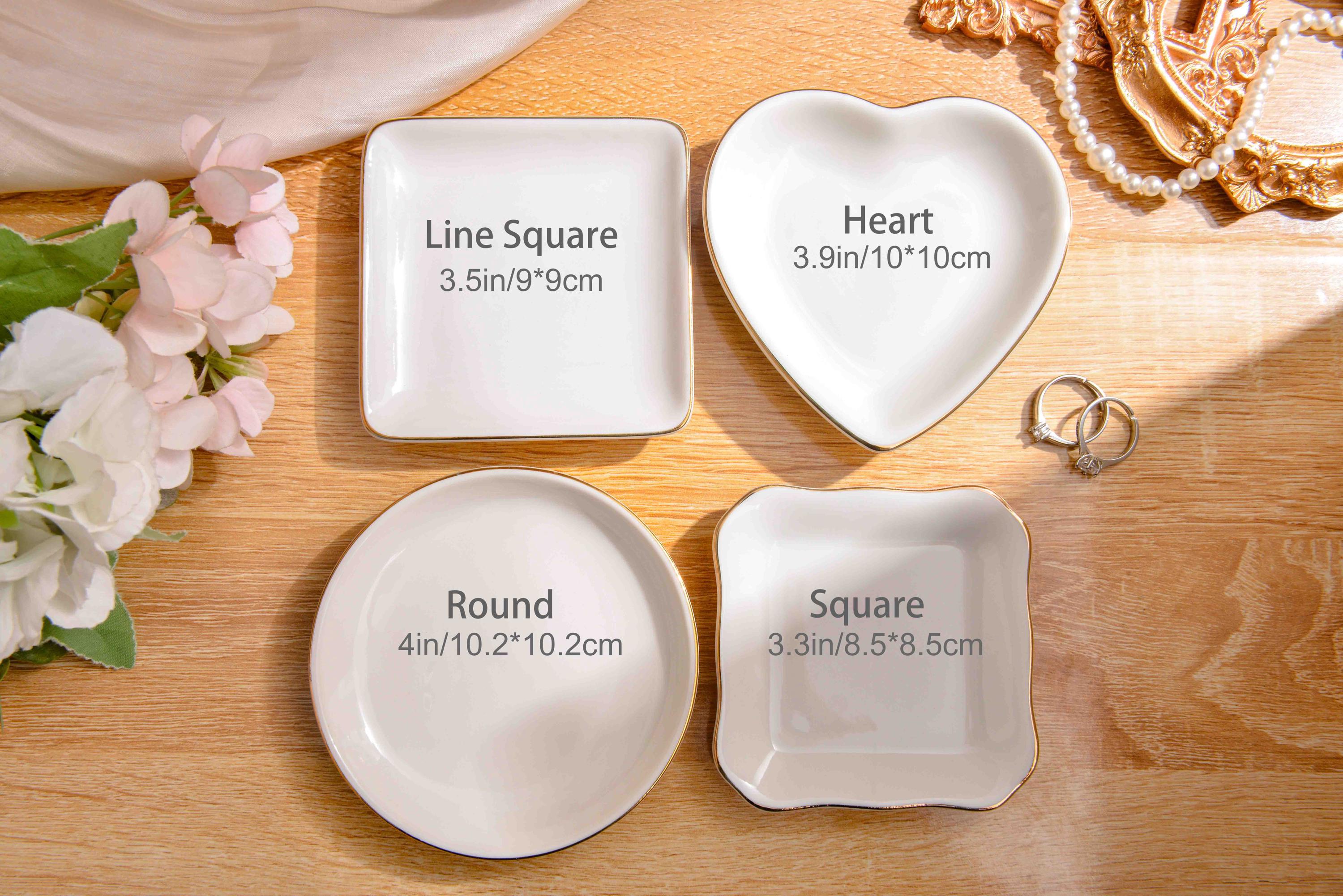 Personalized Birth Flower Ring Dish